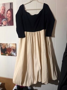 a new day Black Scoop Neck Dress